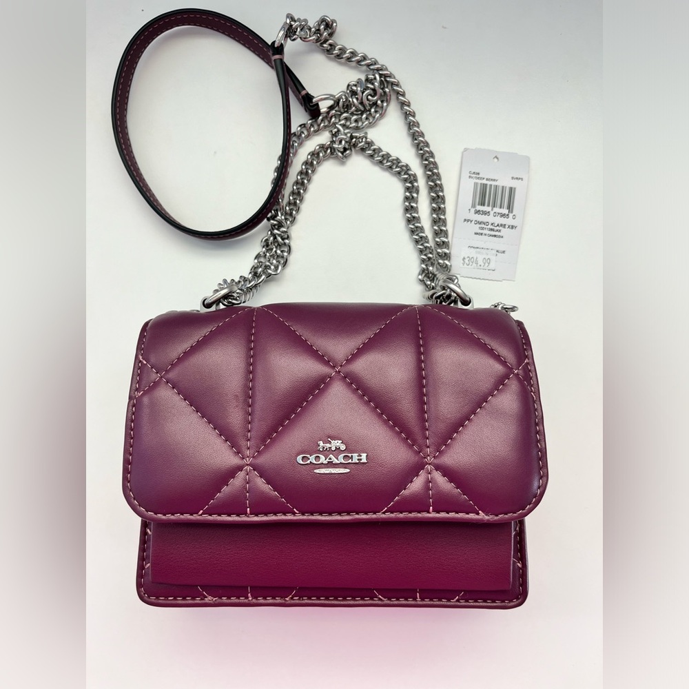 Coach Mini Klare Crossbody With Puffy Diamond Quilting